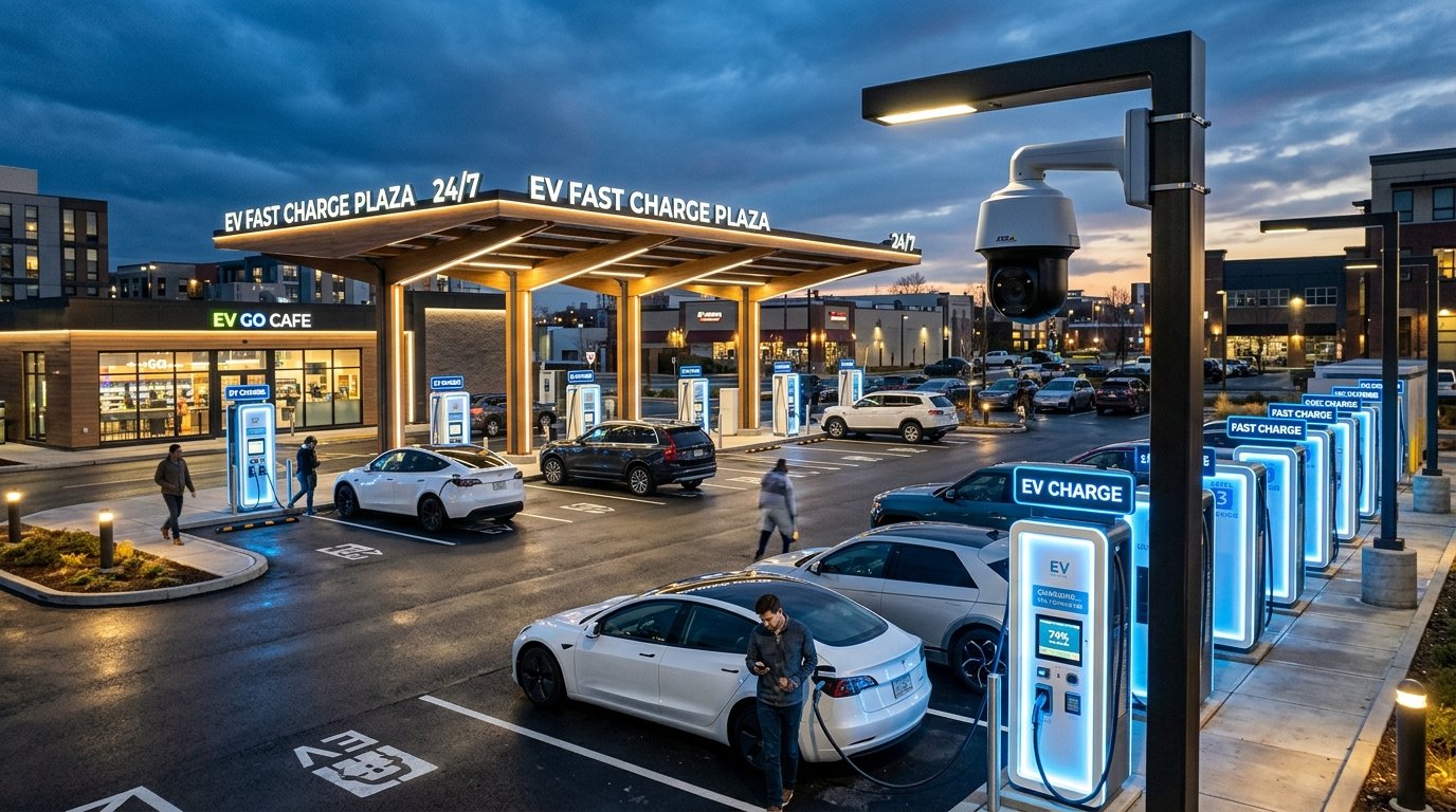 EV Charging Station Security Surveillance